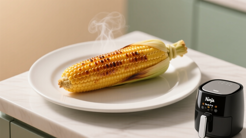 Crispy Juicy Corn on the Cob in Ninja Dual Air Fryer