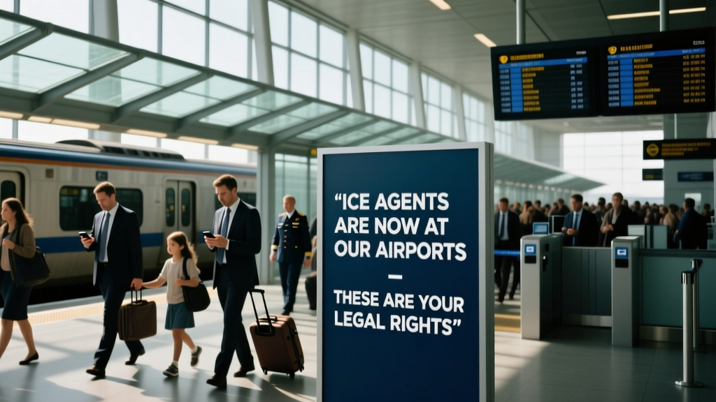 ICE Agents Are Now at U.S. Airports: These Are Your Legal Rights