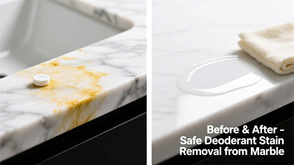 How to Remove Deodorant Stains from Marble Safely