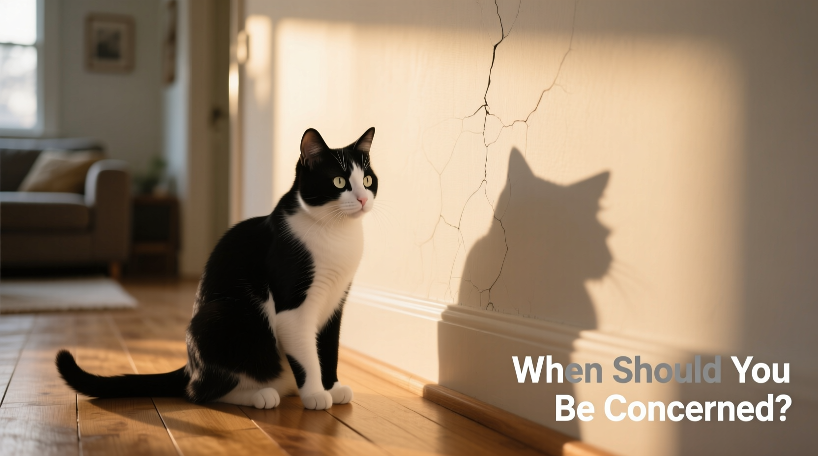 why does my cat stare at the wall for minutes on end when should i be concerned