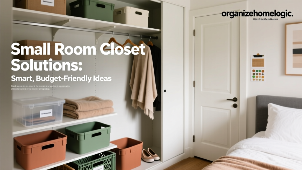 Small Room Closet Solutions: Smart, Budget-Friendly Ideas