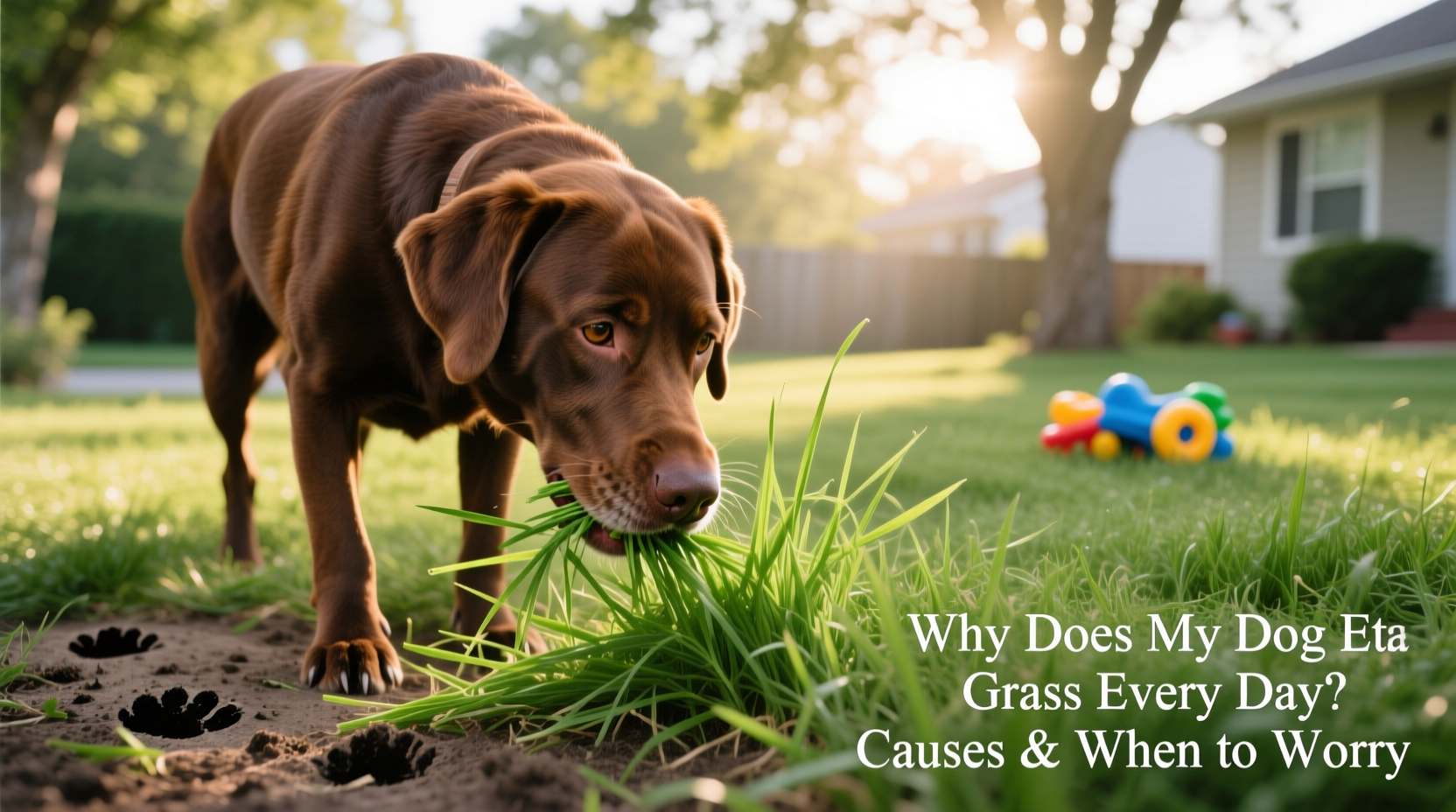 why is my dog eating grass everyday causes and when to worry