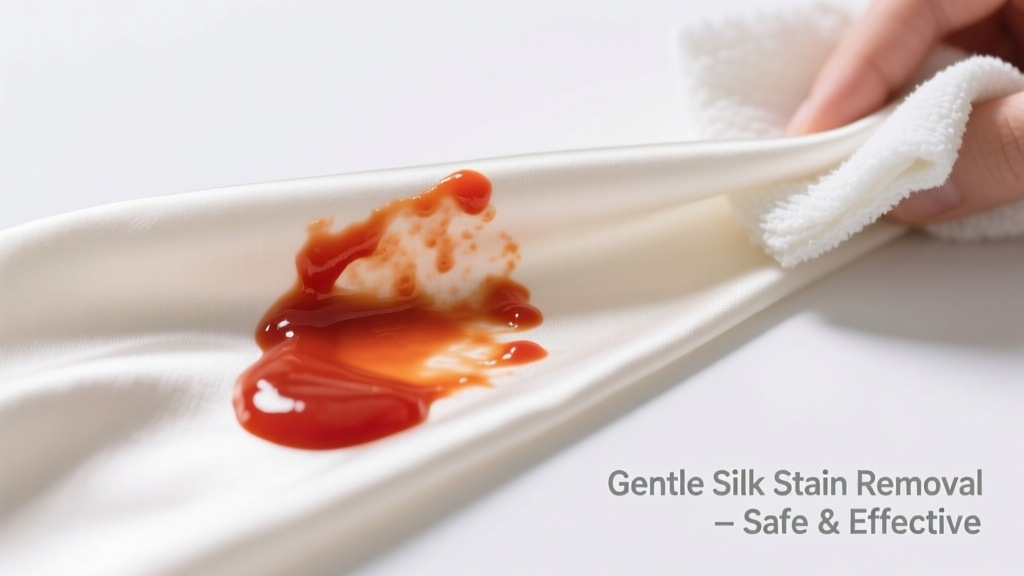 How to Remove Tomato Sauce from Silk Safely