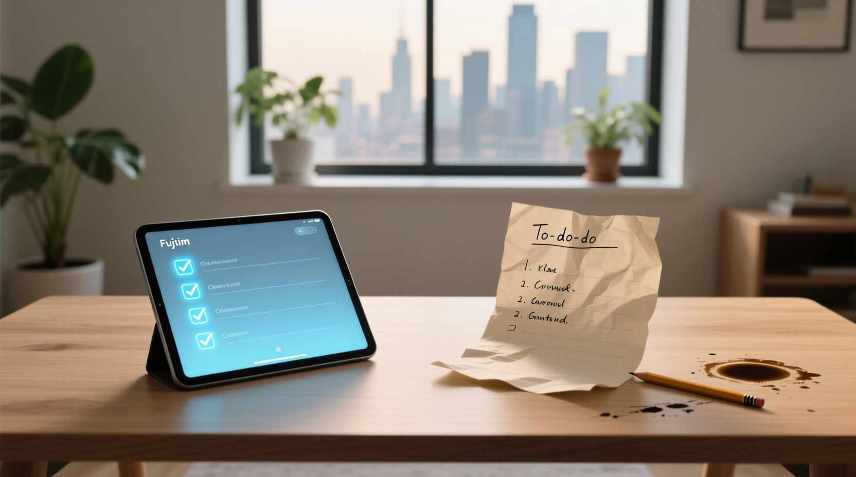 keep two to do lists one electronic and one paper to