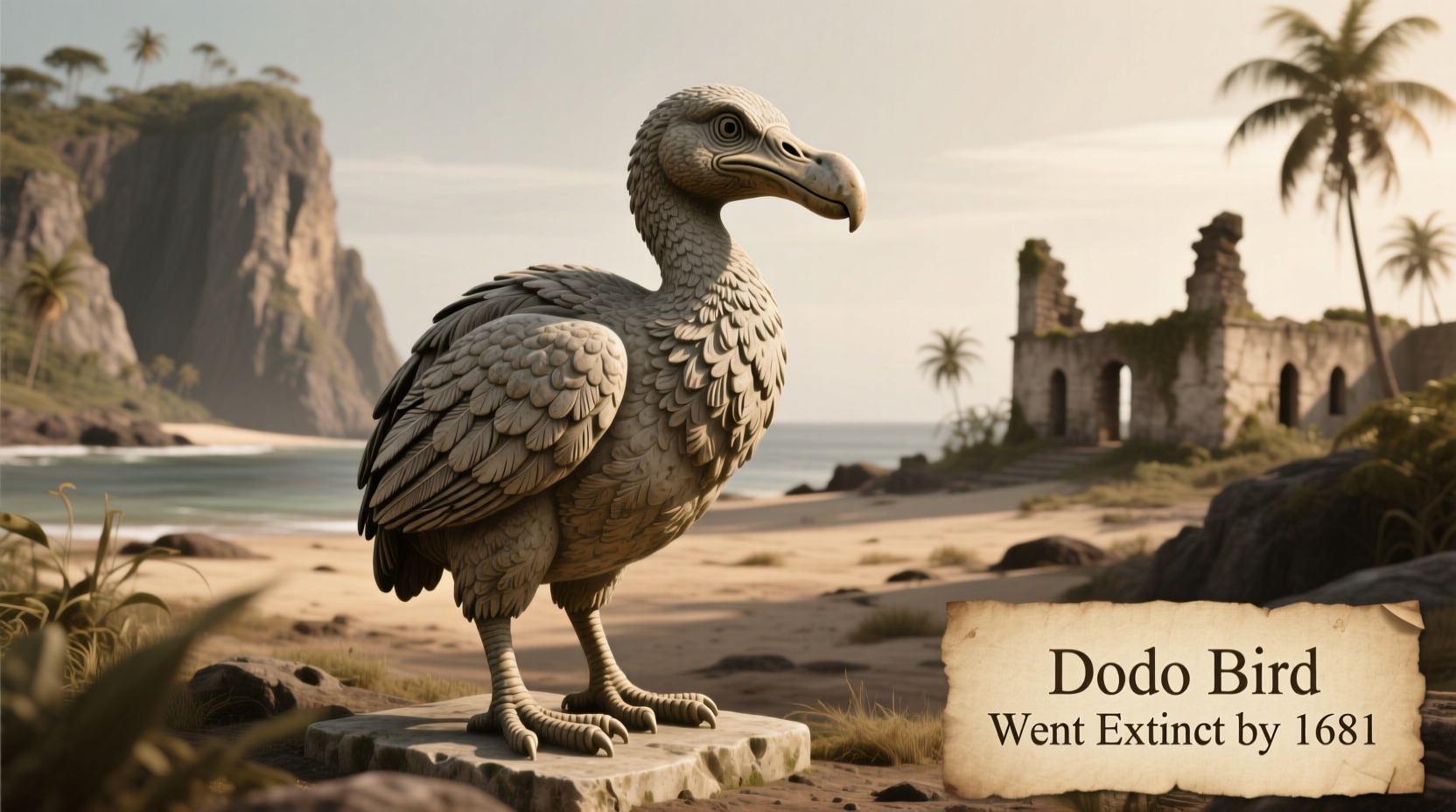 Dodo Bird Went Extinct by 1681