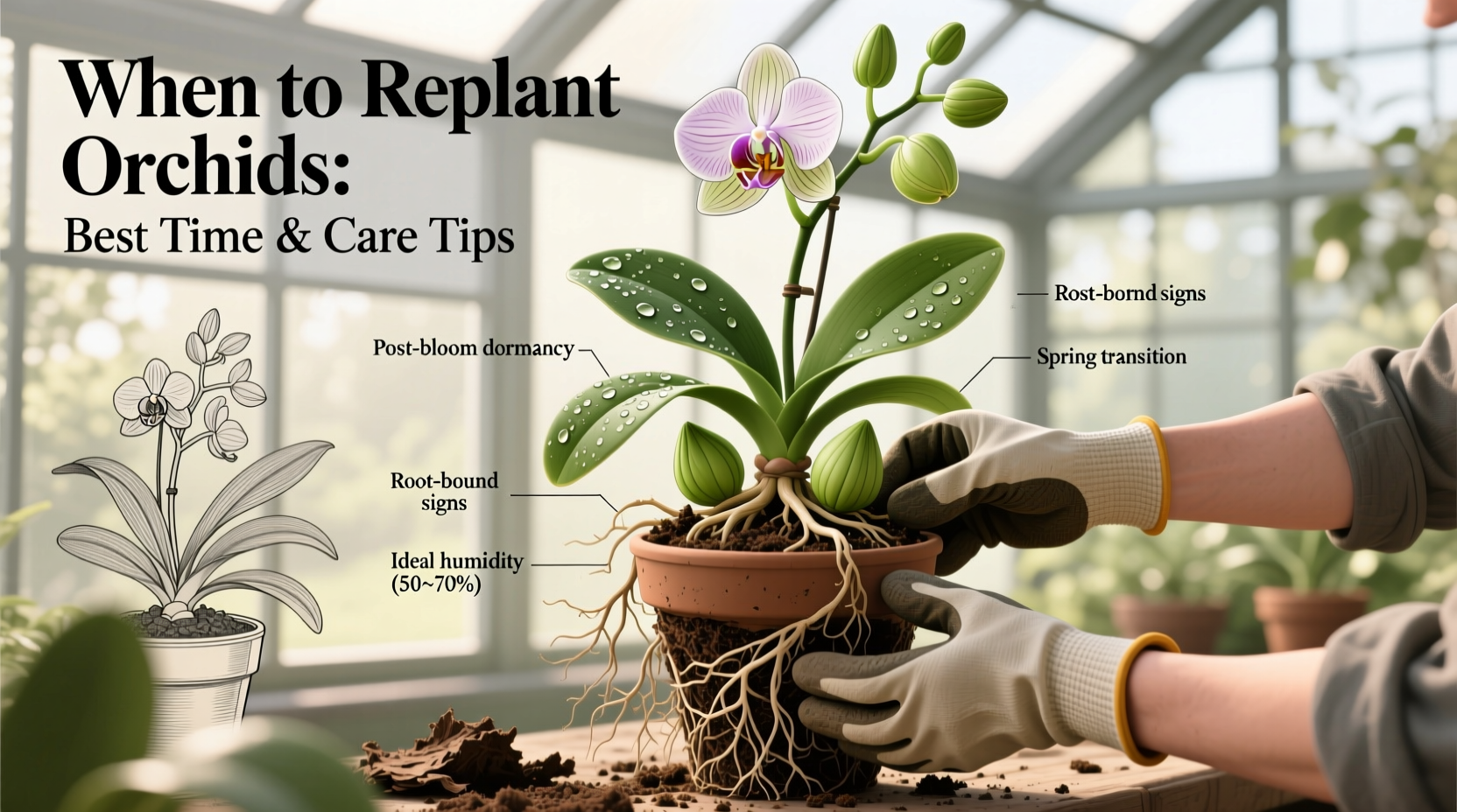 When To Replant Orchids