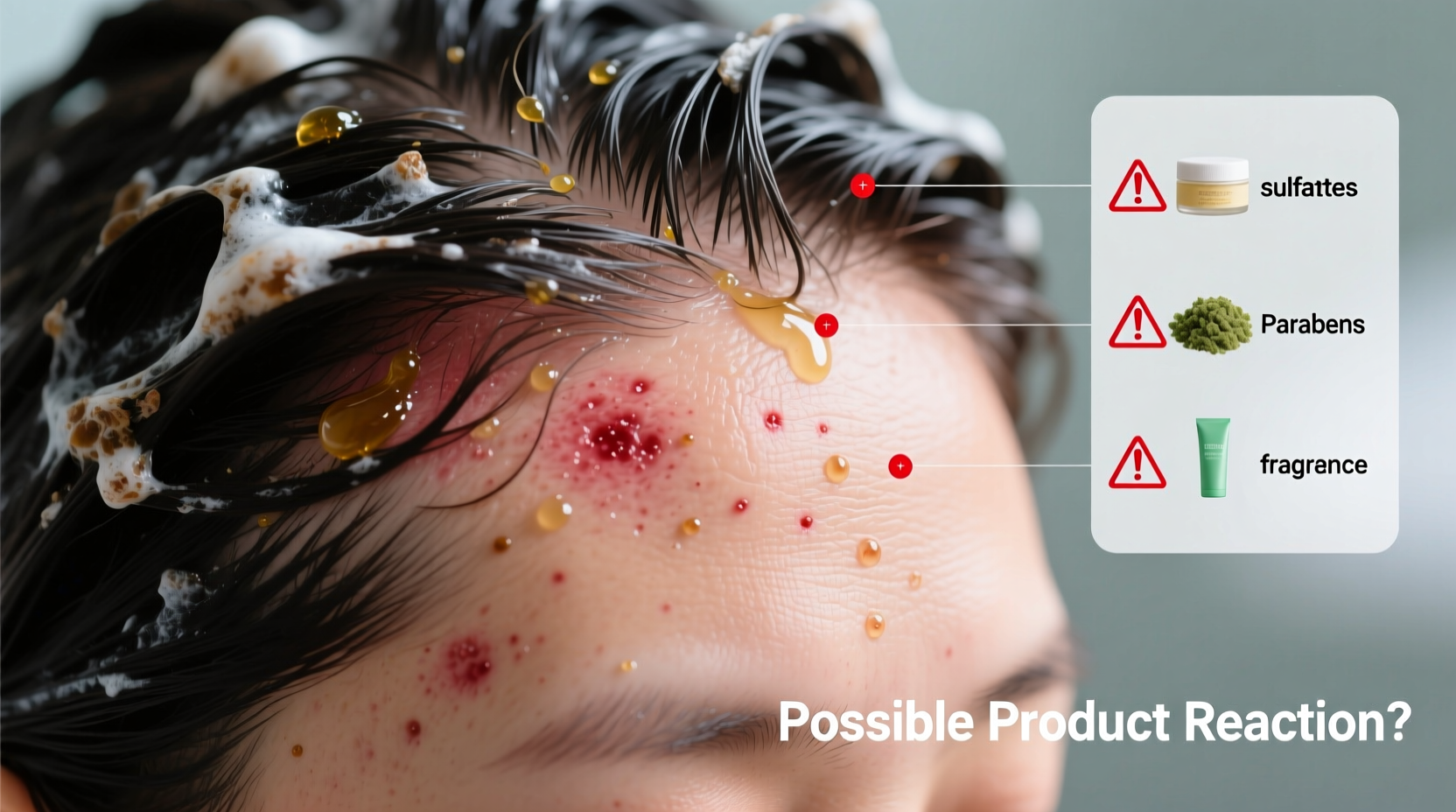 why does my scalp itch after washing my hair possible product reactions