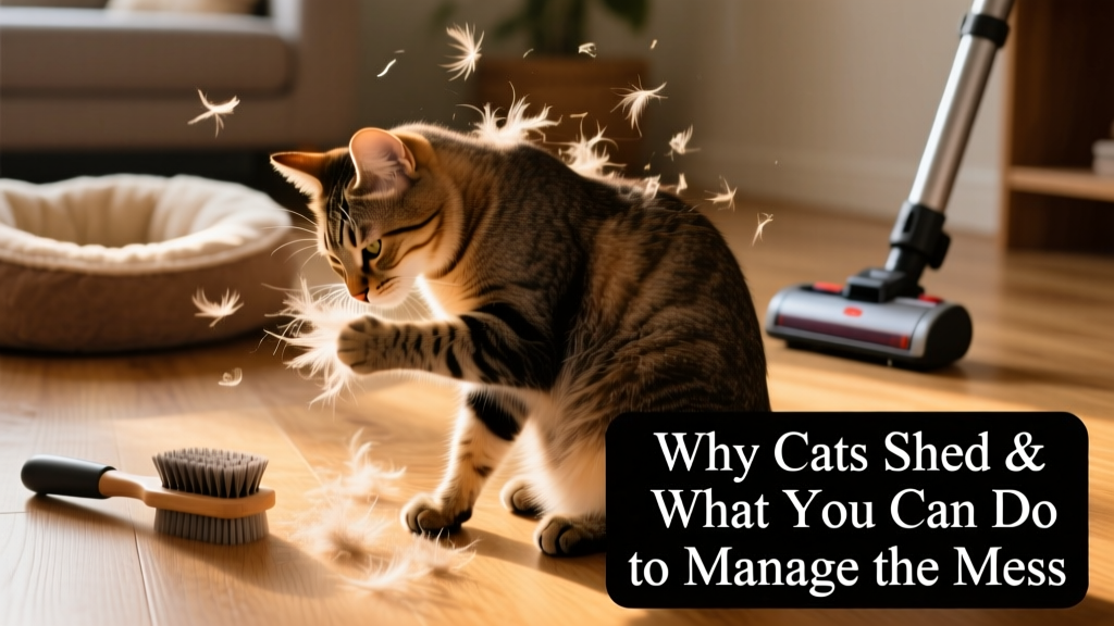 Why Cats Shed & What You Can Do to Manage the Mess