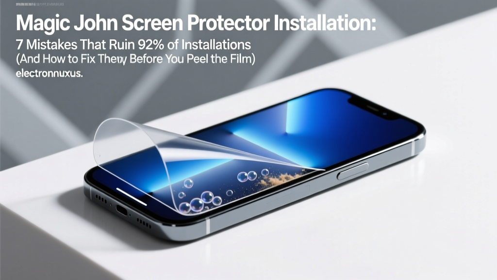 Magic John Screen Protector Installation: 7 Mistakes That Ruin 92% of Installations (And How to Fix Them Before You Peel the Film)