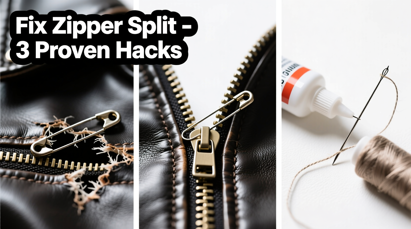how to fix a zipper that splits effective hacks for bags and jackets