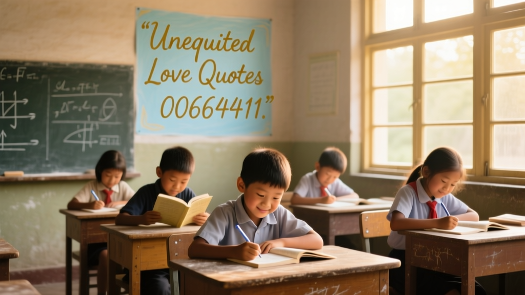 Unrequited Love Quotes: Psychological Insights, Developmental Impacts, and Evidence-Based Classroom Applications