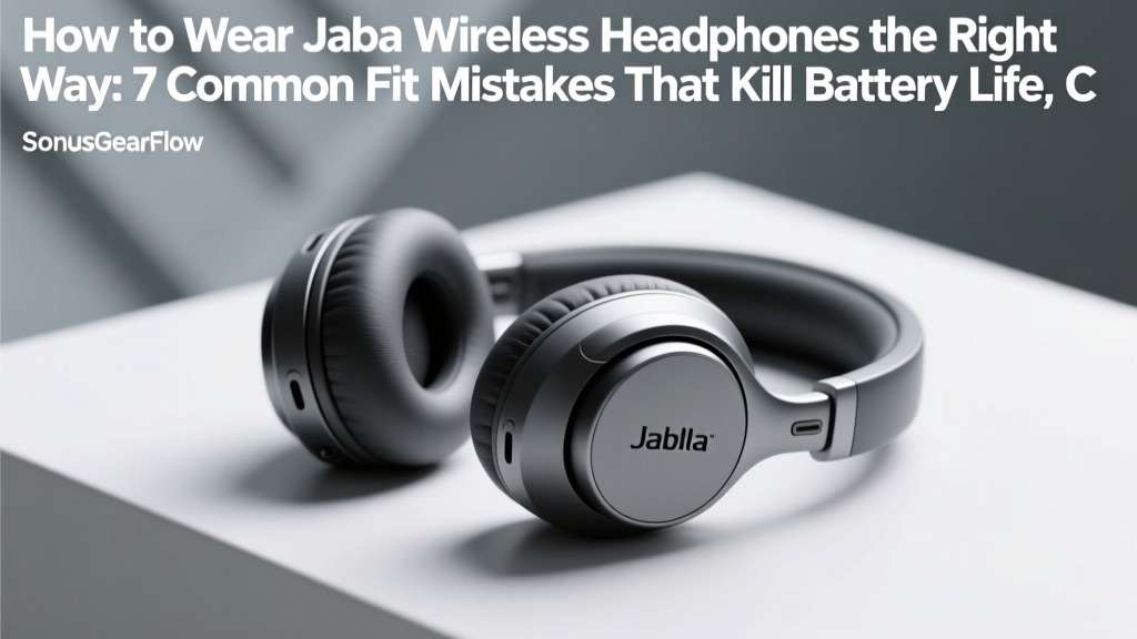 How to Wear Jabra Wireless Headphones Correctly