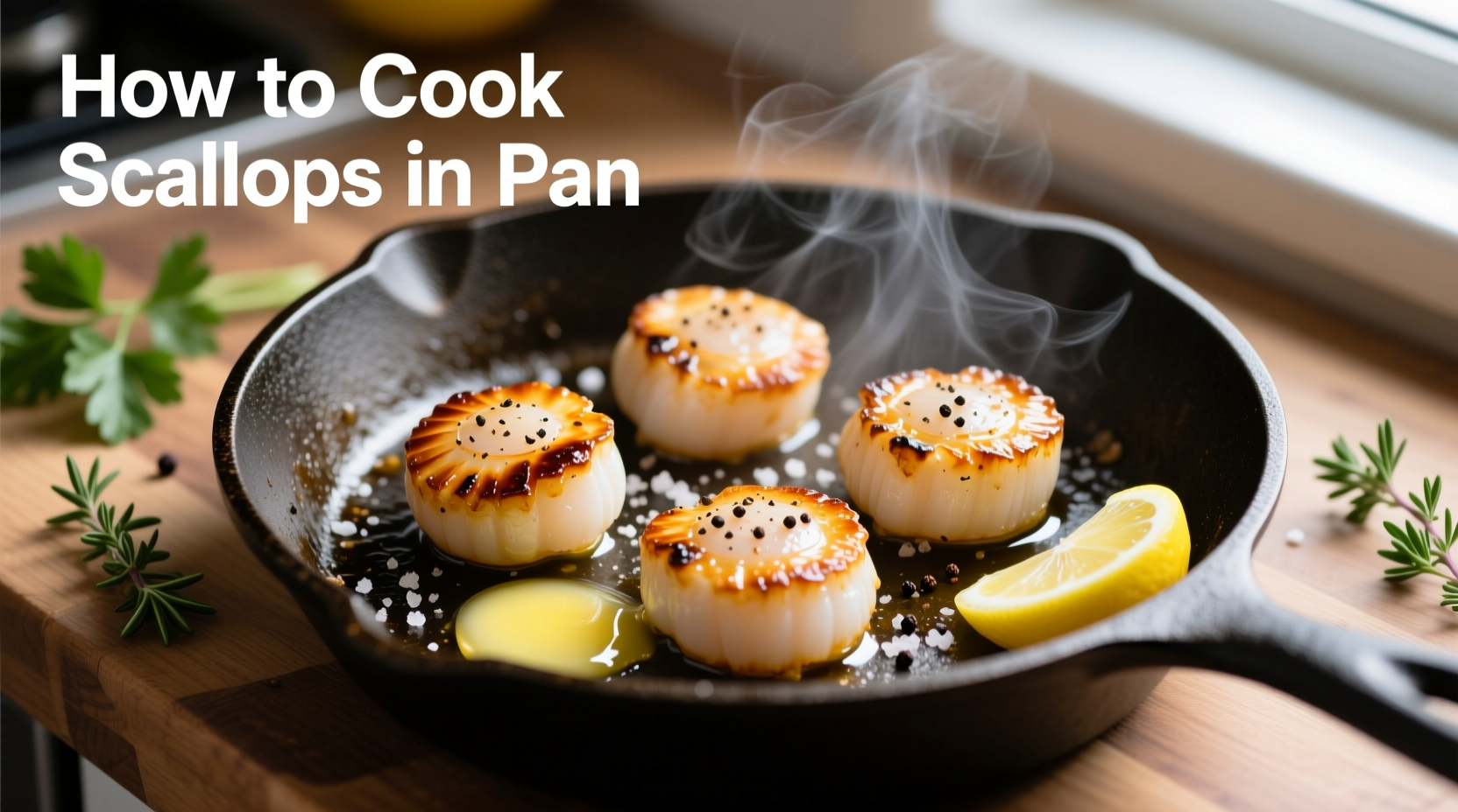 how to cook scallops in pan