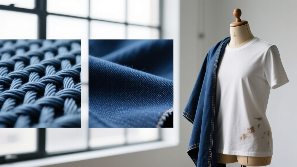 Denim Men's T Shirt Fabric Guide: From Mill to Mockup
