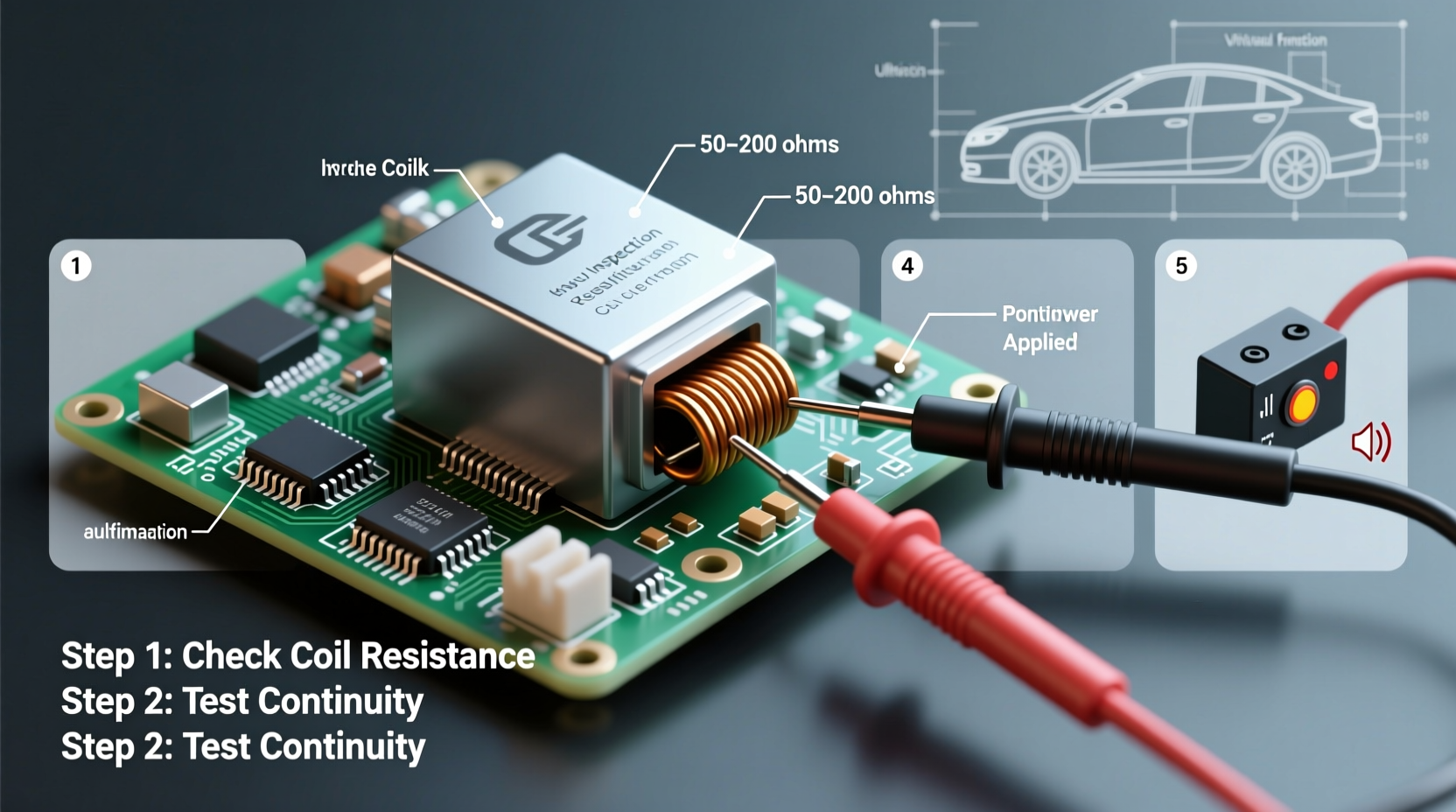 how to test a car relay