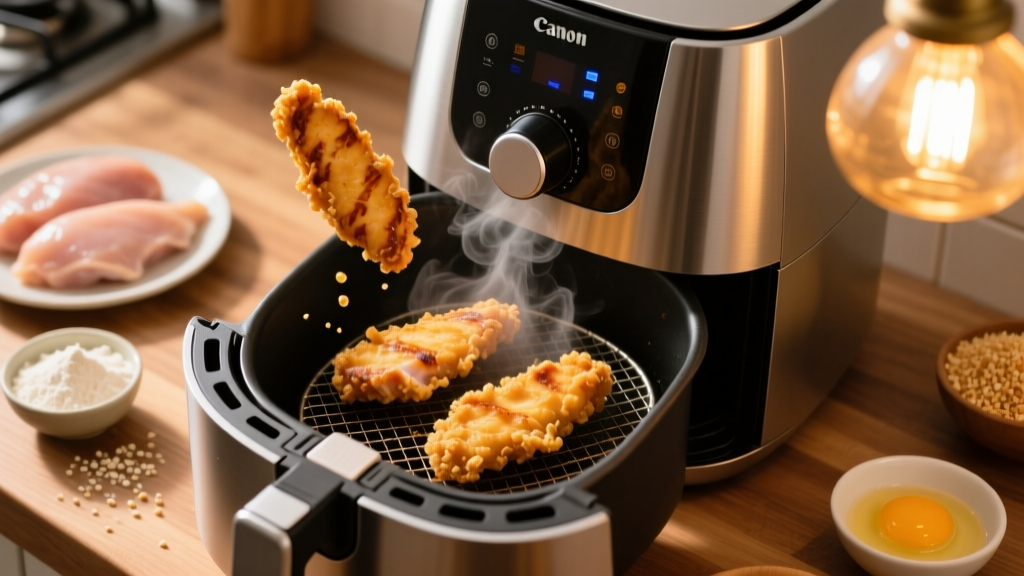 Crispy Fresh Chicken Fingers in the Air Fryer