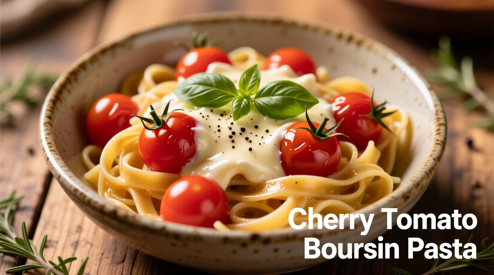 Creamy Cherry Tomato Boursin Pasta Recipe Guide
