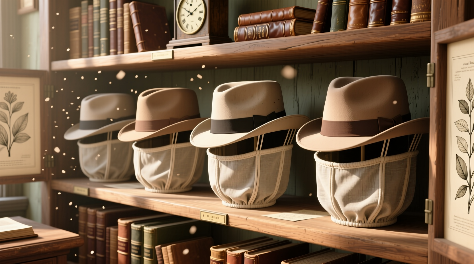 seasonal hat storage preserve shape year after year