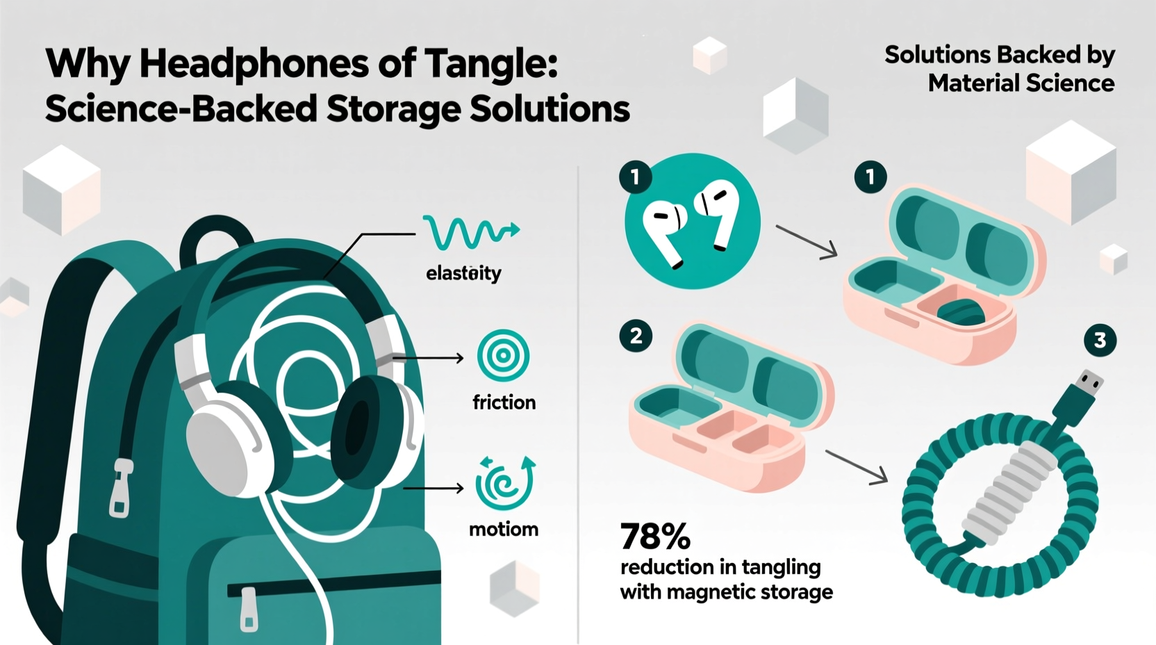 why do my headphones always tangle in my bag science backed storage solutions
