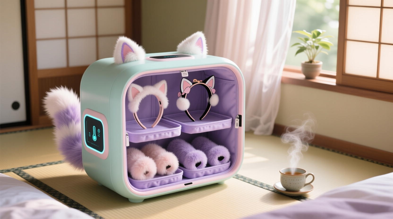 cosplay closet organization furry accessories storage