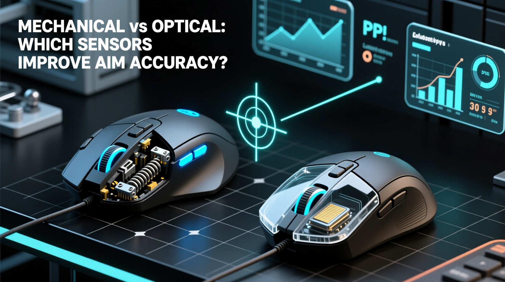 mechanical gaming mouse vs optical which sensor type improves aim accuracy