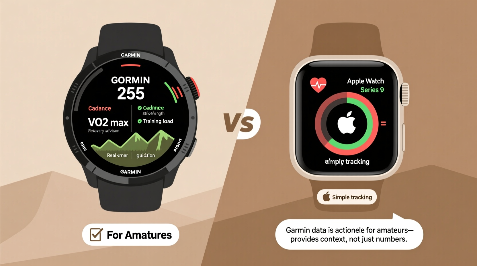 garmin vs apple watch for runners is the garmin data actually useful for amateurs