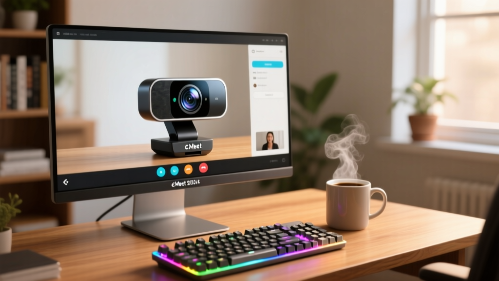 eMeet S800 4K Webcam: The Ultimate 2026 Tech Gift for Remote Workers