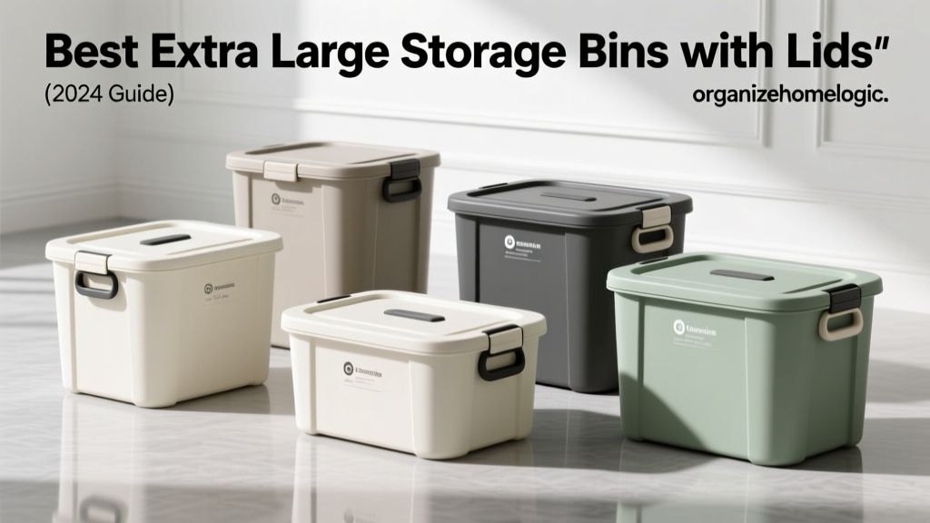 Best Extra Large Storage Bins with Lids (2024 Guide)