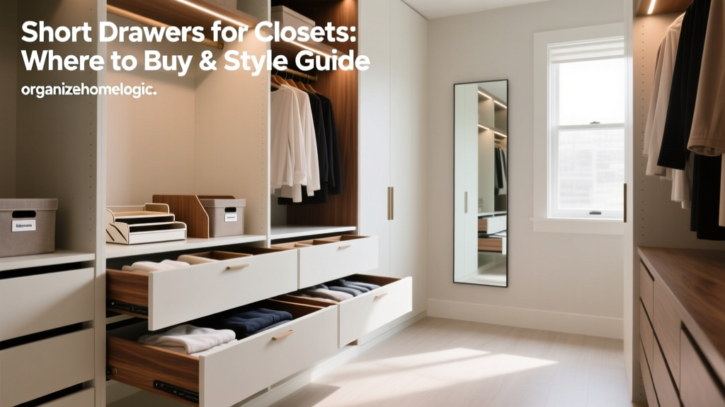 Short Drawers for Closets: Where to Buy & Style Guide
