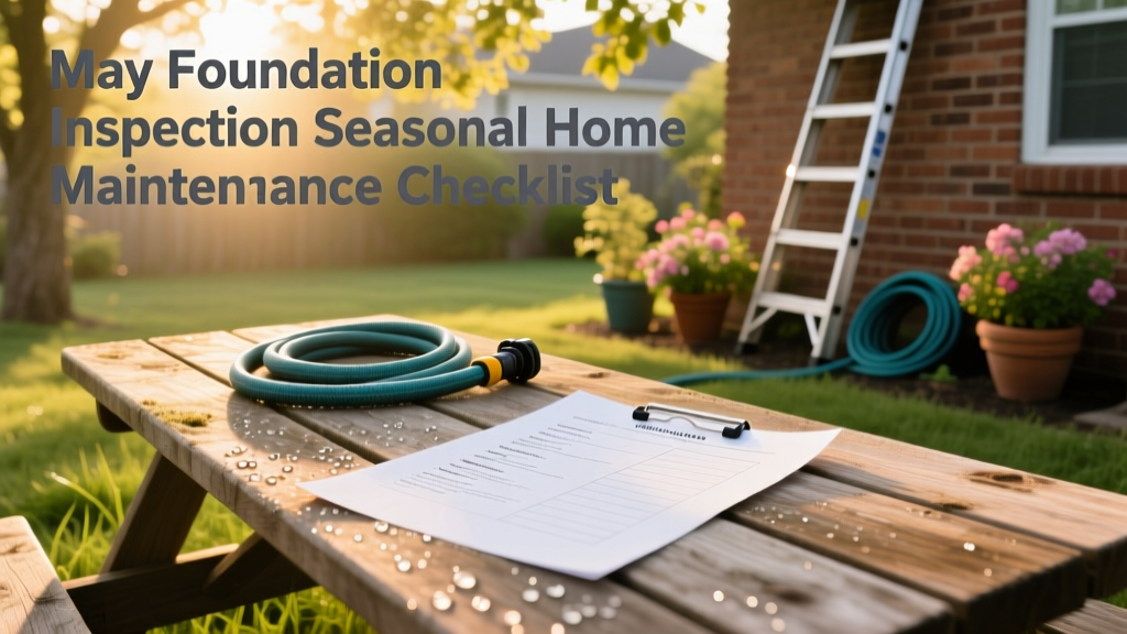 May Foundation Inspection: Seasonal Home Maintenance Checklist