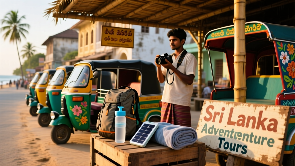Photo Rickshaw Station in Sri Lanka: A Traveler’s Field Report on Mobile Photography, Cultural Documentation, and Gear Resilience