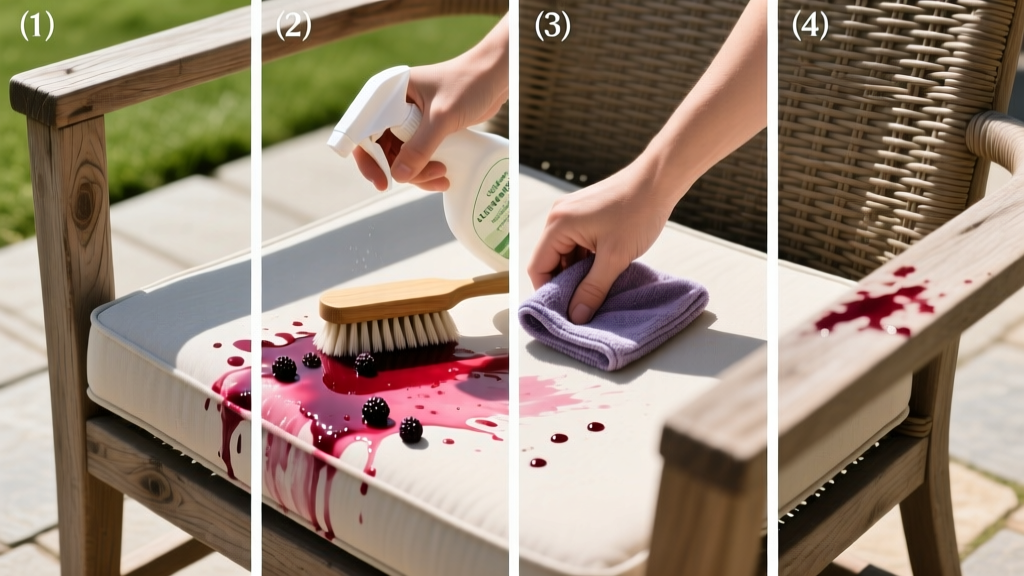 Tested: How to Get Berry Juice Out of Patio Furniture