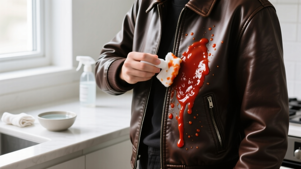 Tested: How to Get Tomato Sauce Out of Leather Jacket Fast