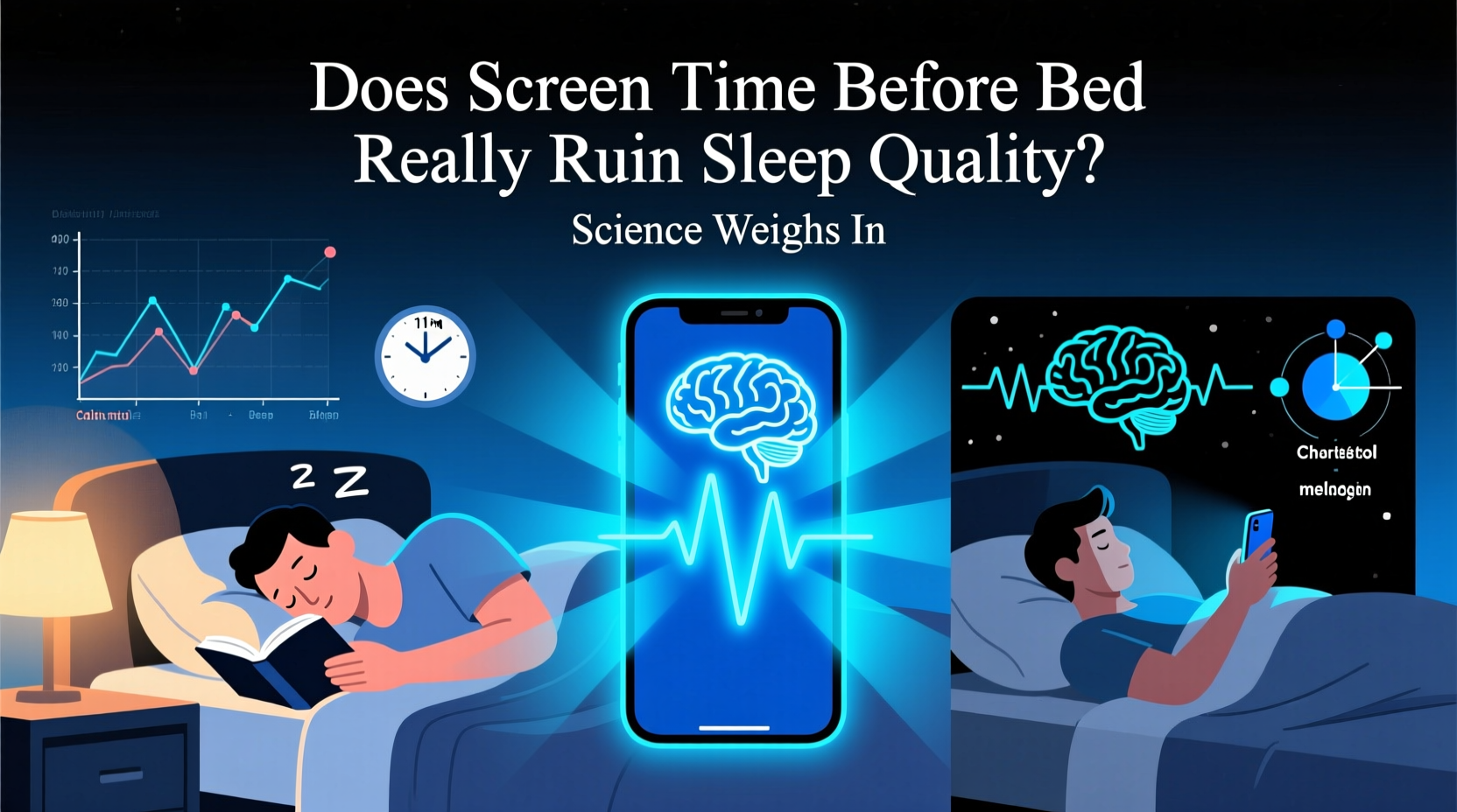 does screen time before bed really ruin sleep quality science weighs in