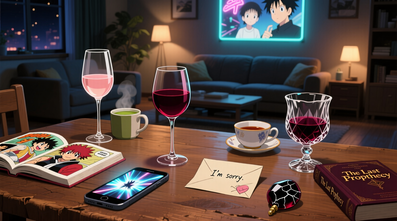 how to pair wine with anime marathons based on genre intensity