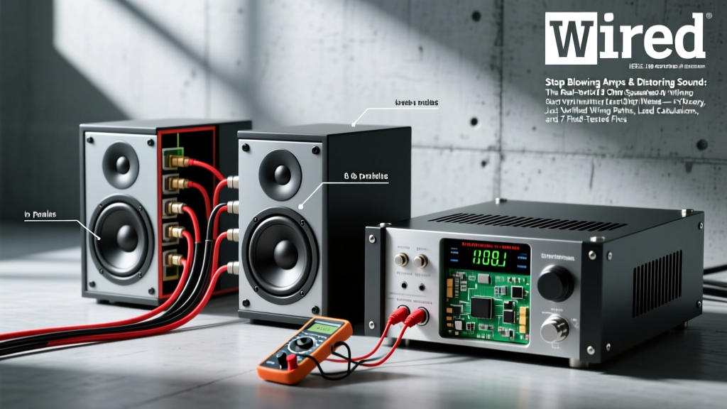 Stop Blowing Amps & Distorting Sound: The Real-World 8 Ohm Speaker Wiring Matching Guide Every Installer (and DIYer) Needs — No Theory, Just Verified Wiring Paths, Load Calculations, and 7 Field-Tested Fixes