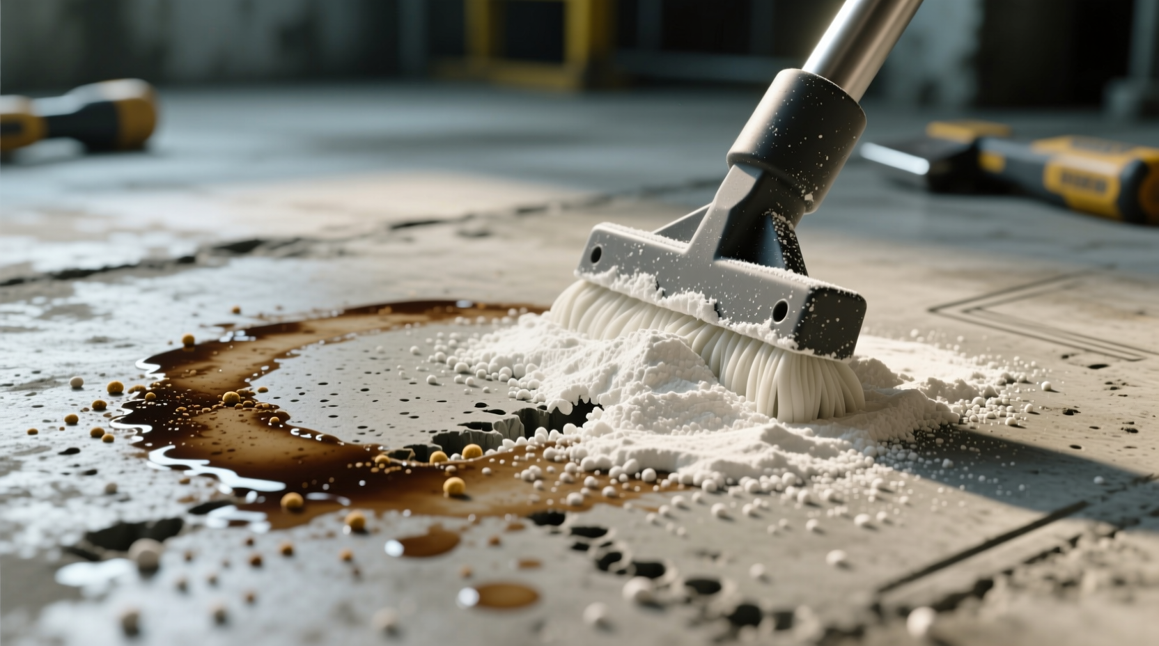 eco friendly coffee ring removal on concrete