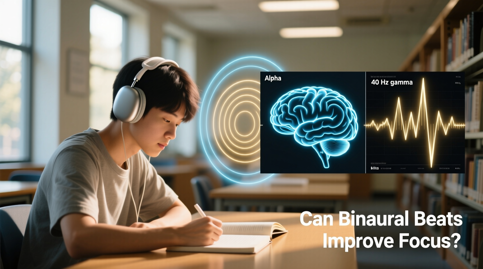 can you really improve focus with binaural beats during study sessions