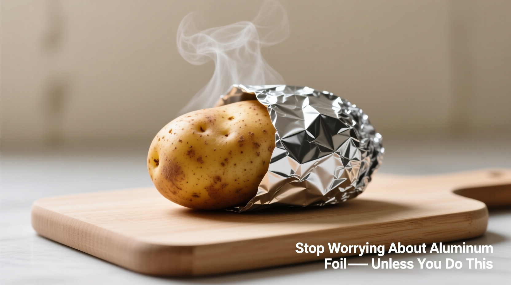 stop worrying about aluminum foil unless you do this