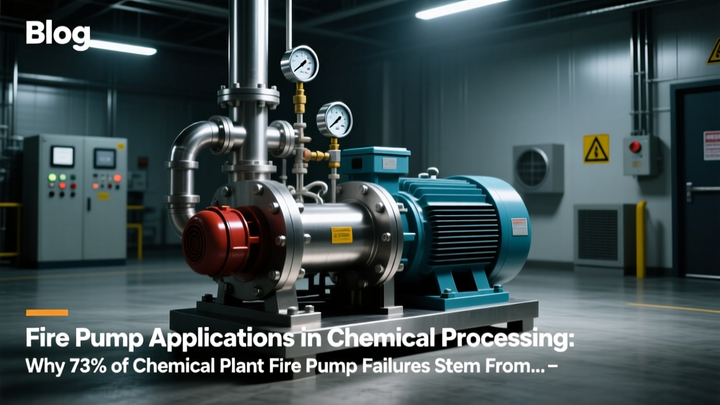 Fire Pumps for Chemical Processing: Avoid Corrosion Failures