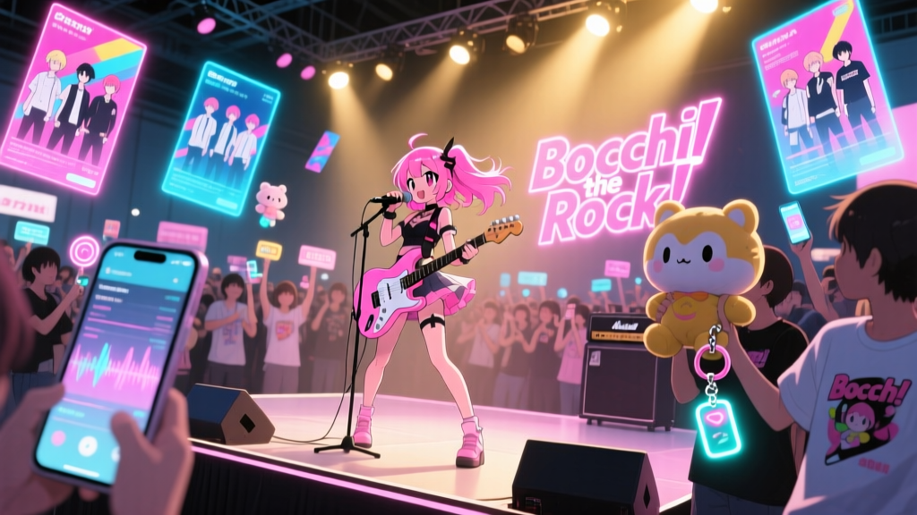 Bocchi the Rock Live Concerts Use Real-Time
