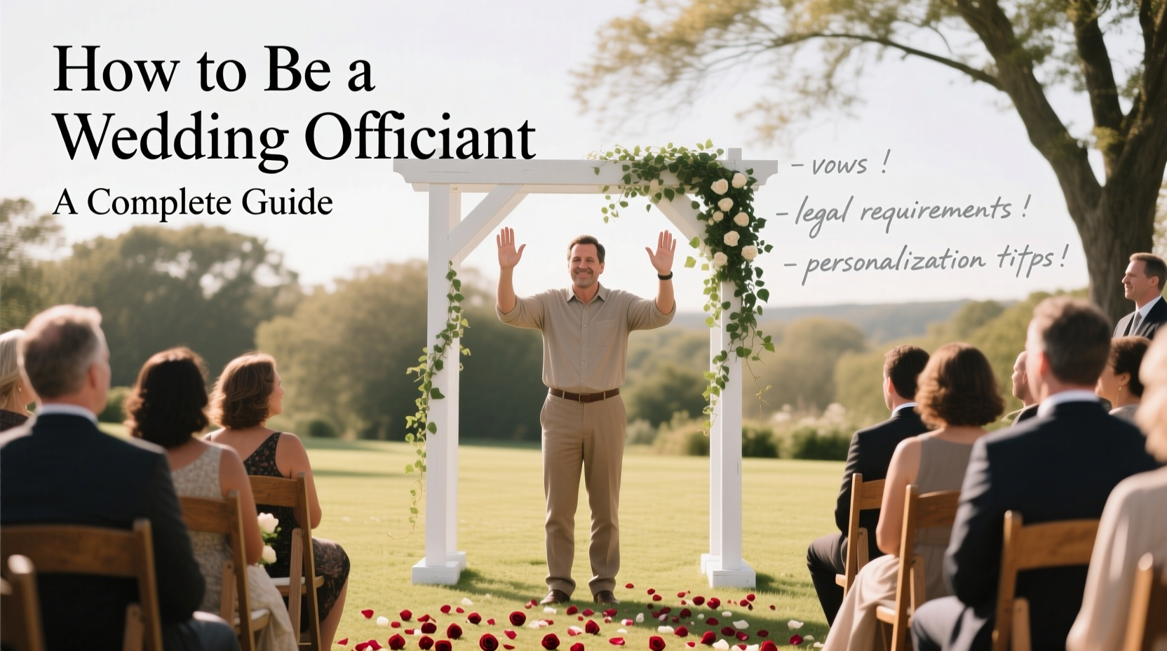 how to be a wedding officiant