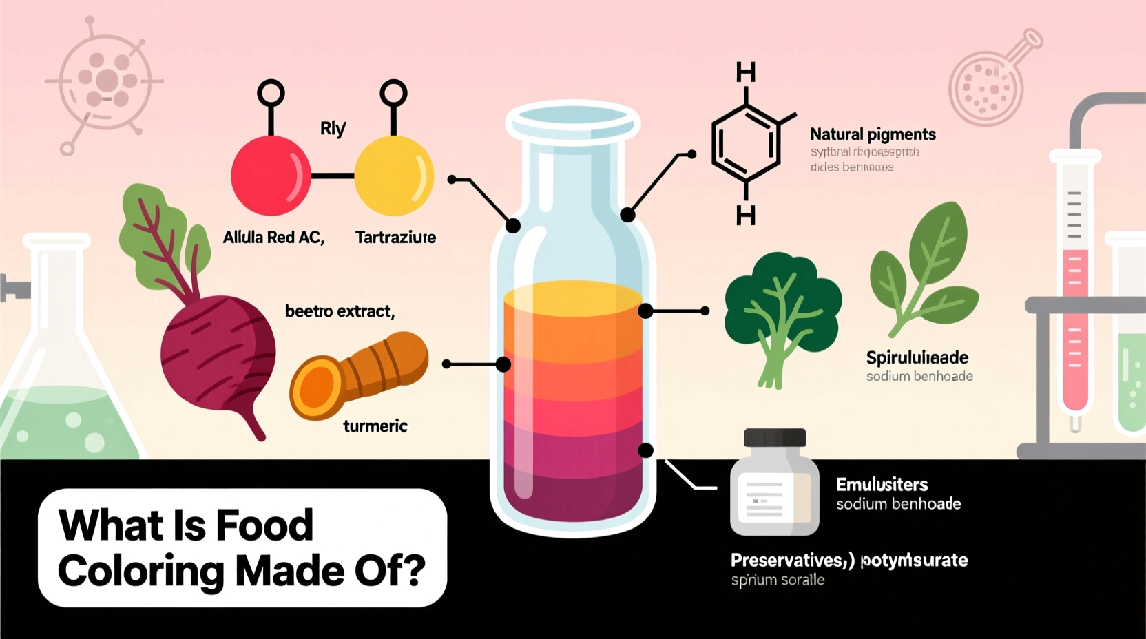 What Is Food Coloring Made Of: Natural & Artificial Ingredients