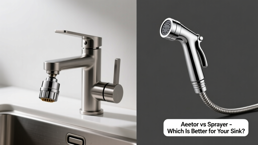 Aerator vs Sprayer: Which Is Better for Your Sink?