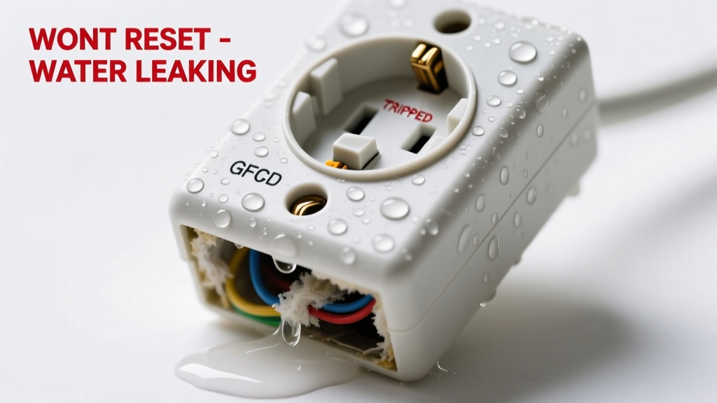 GFCI Won’t Reset & Leaking Water: Quick Diagnosis