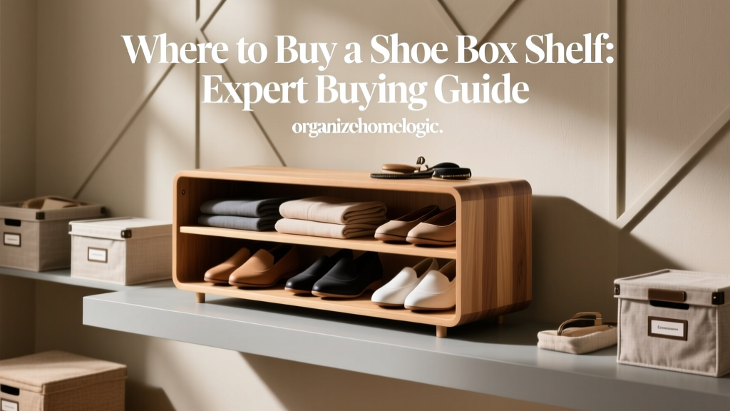 Where to Buy a Shoe Box Shelf: Expert Buying Guide