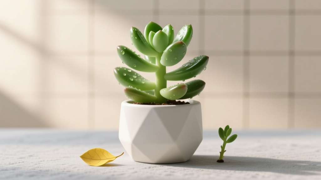 Propagate Jade Plant from Stem Cutting with Yellow Leaves