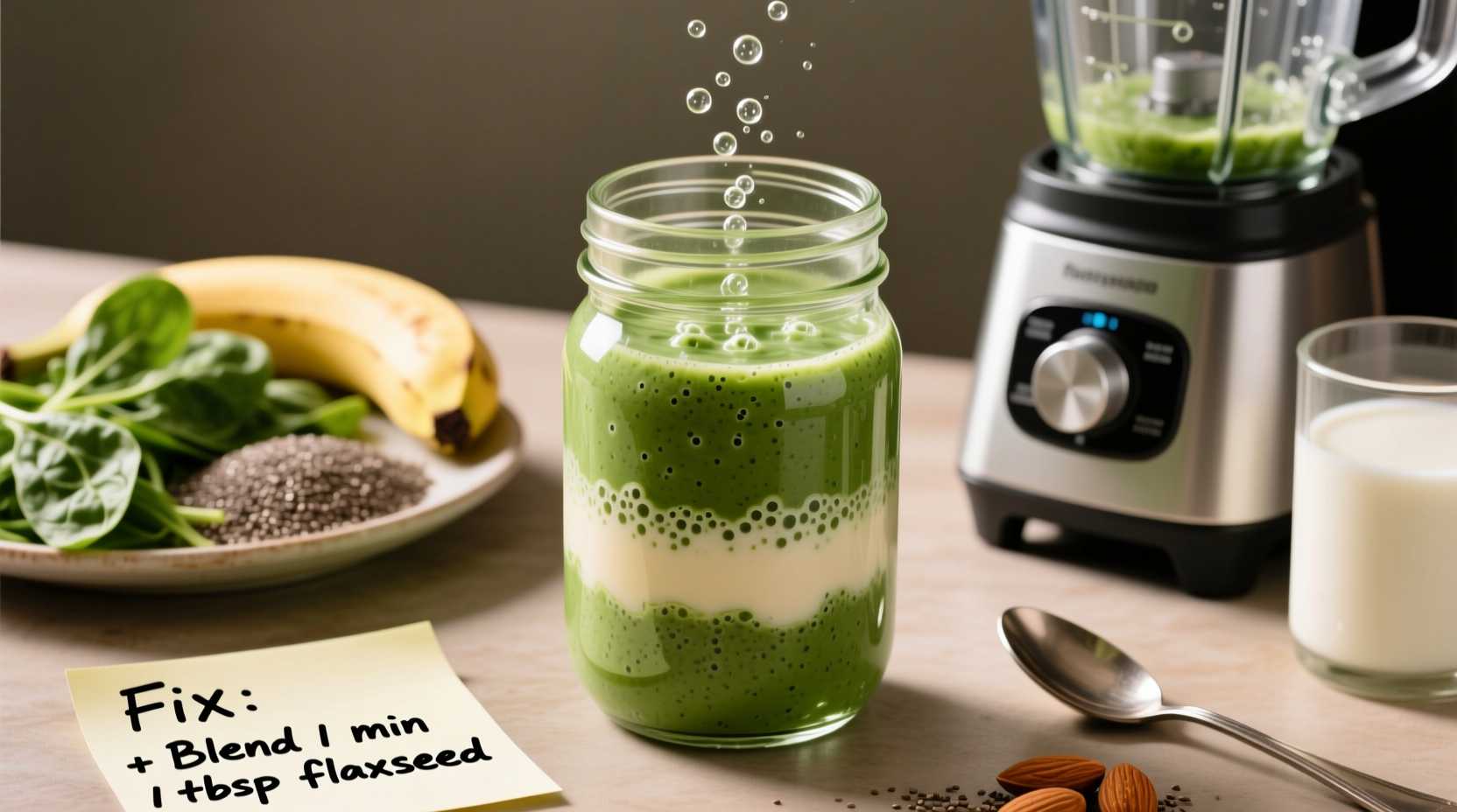 why does my smoothie separate instantly blending order fixes that work