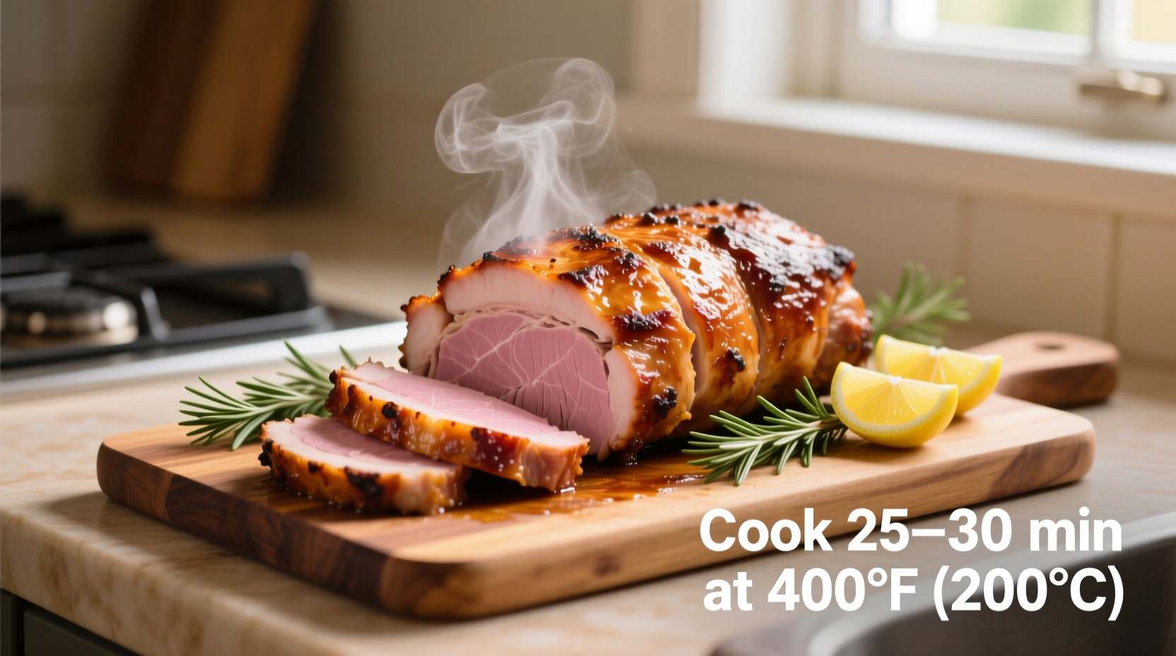 cooking pork loin in the oven how long