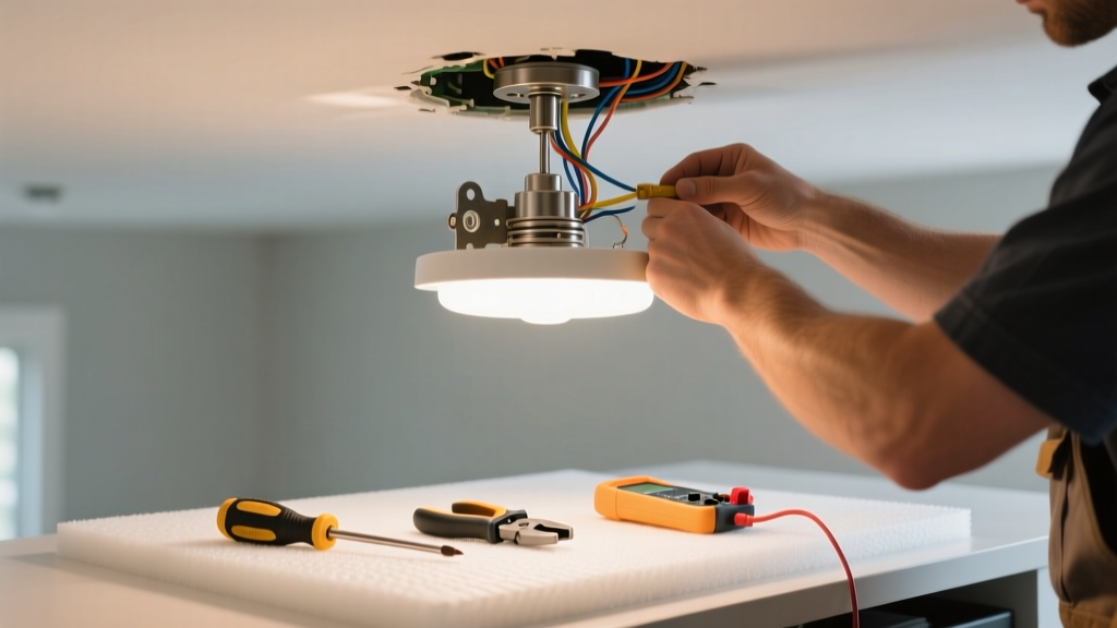Fix a Loose Light Fixture That’s Not Working Properly